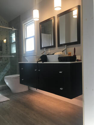 Floating vanity